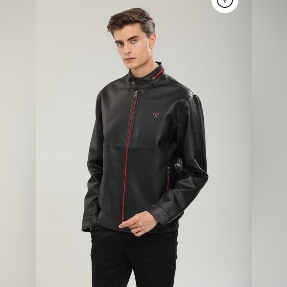 Italian Black Leather Men’s Jacket